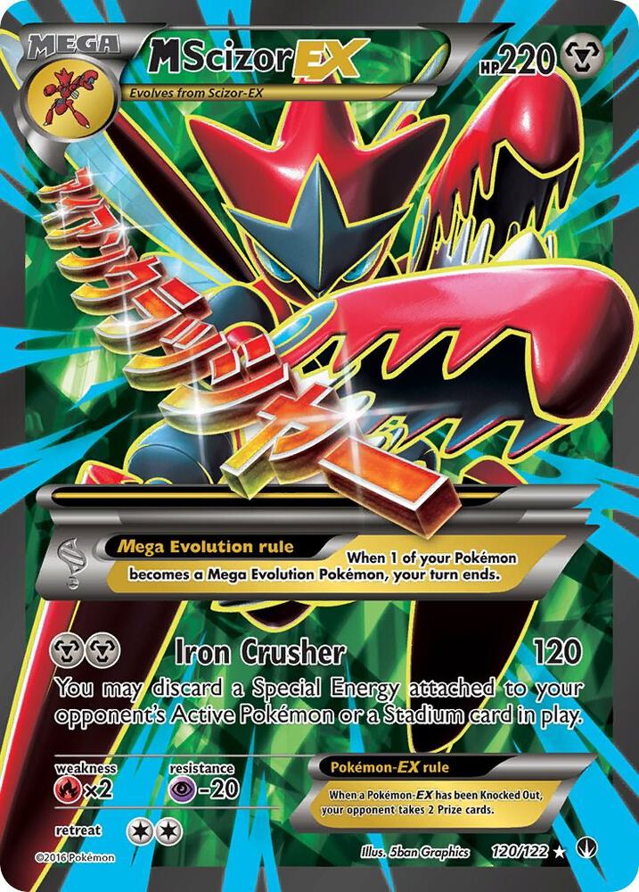 M Scizor EX (Full Art) - 120 - BREAKpoint