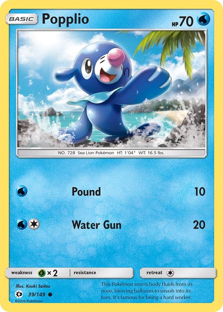 Popplio - 39 - Sun & Moon Base Set
