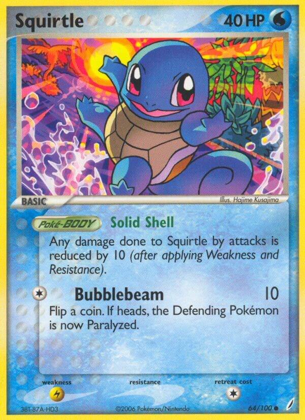 Squirtle (64) - 64 - EX Crystal Guardians
