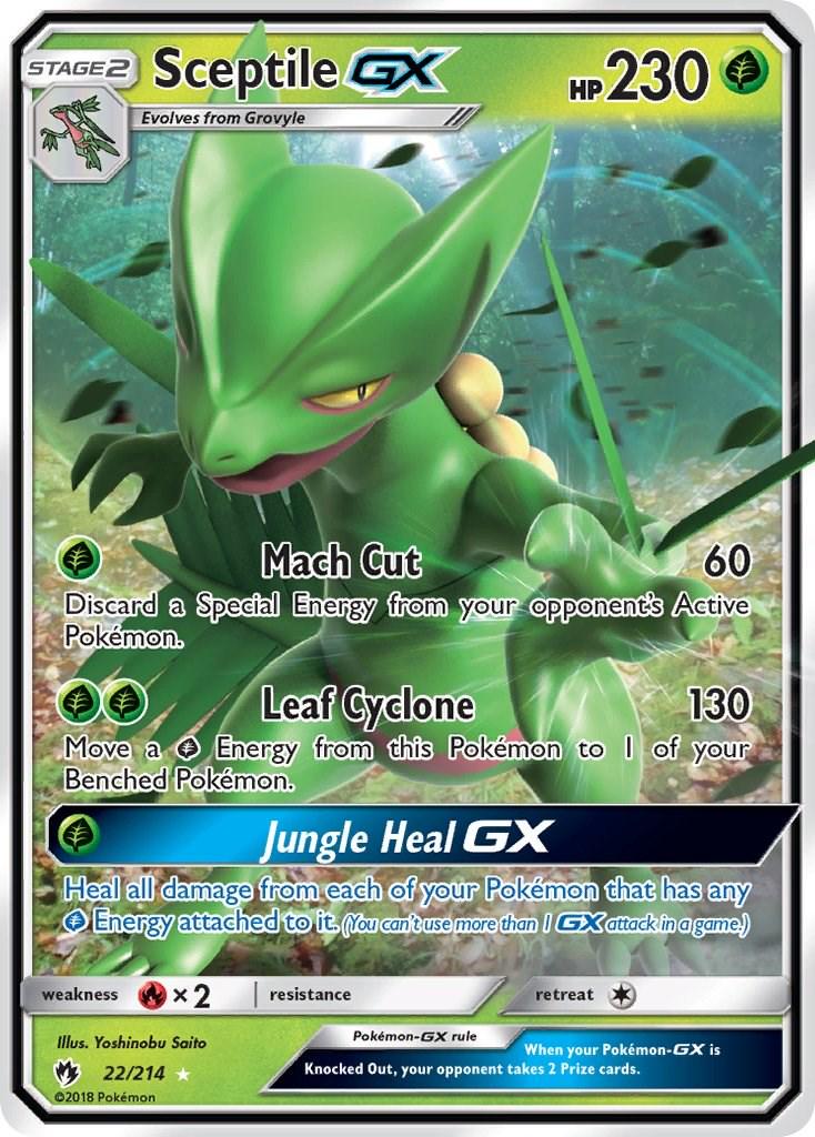 Sceptile GX - 22 - Lost Thunder