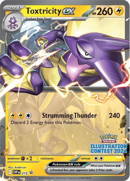 Toxtricity ex (Illustration Contest 2024) - 215 - Scarlet & Violet Promo