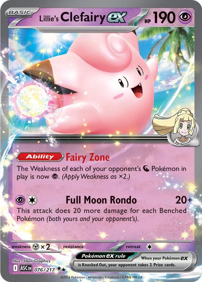 Lillie's Clefairy ex - 076/217 - Ascended Heroes