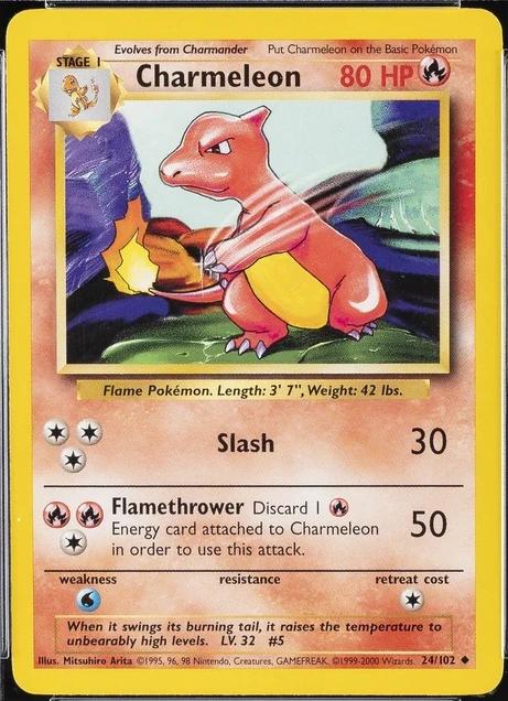 Charmeleon - 24 - Base Set (Unlimited)