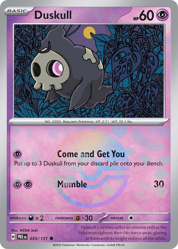 Duskull (Poke Ball Pattern) - 035/131 - Prismatic Evolutions