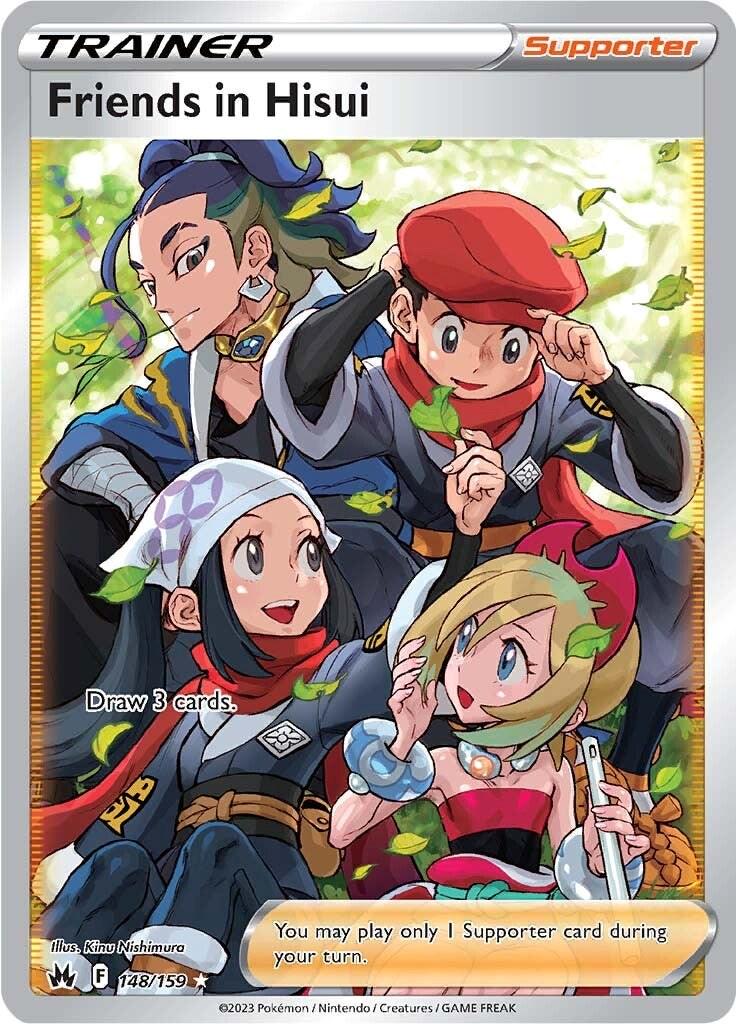 Friends in Hisui (Full Art) - 148/159 - Crown Zenith
