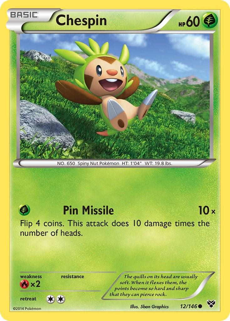 Chespin - 12 - XY Base Set
