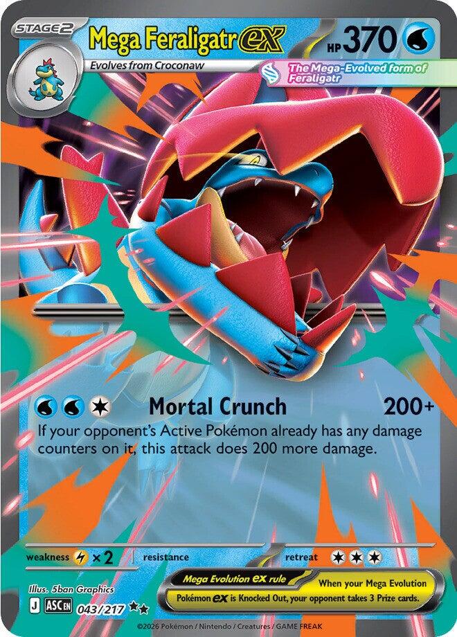 Mega Feraligatr ex - 043/217 - Ascended Heroes