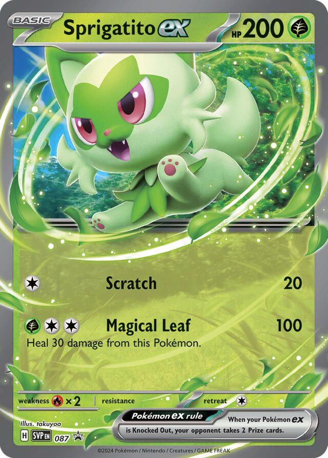 Sprigatito ex - 087 - Scarlet & Violet Promo