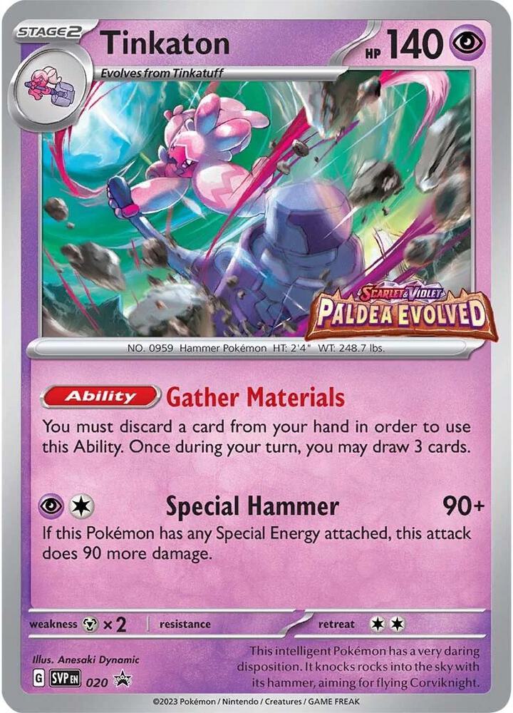 Tinkaton (Prerelease) - 020 - Scarlet & Violet Promo