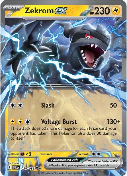 Zekrom ex - 034/086 - Black Bolt