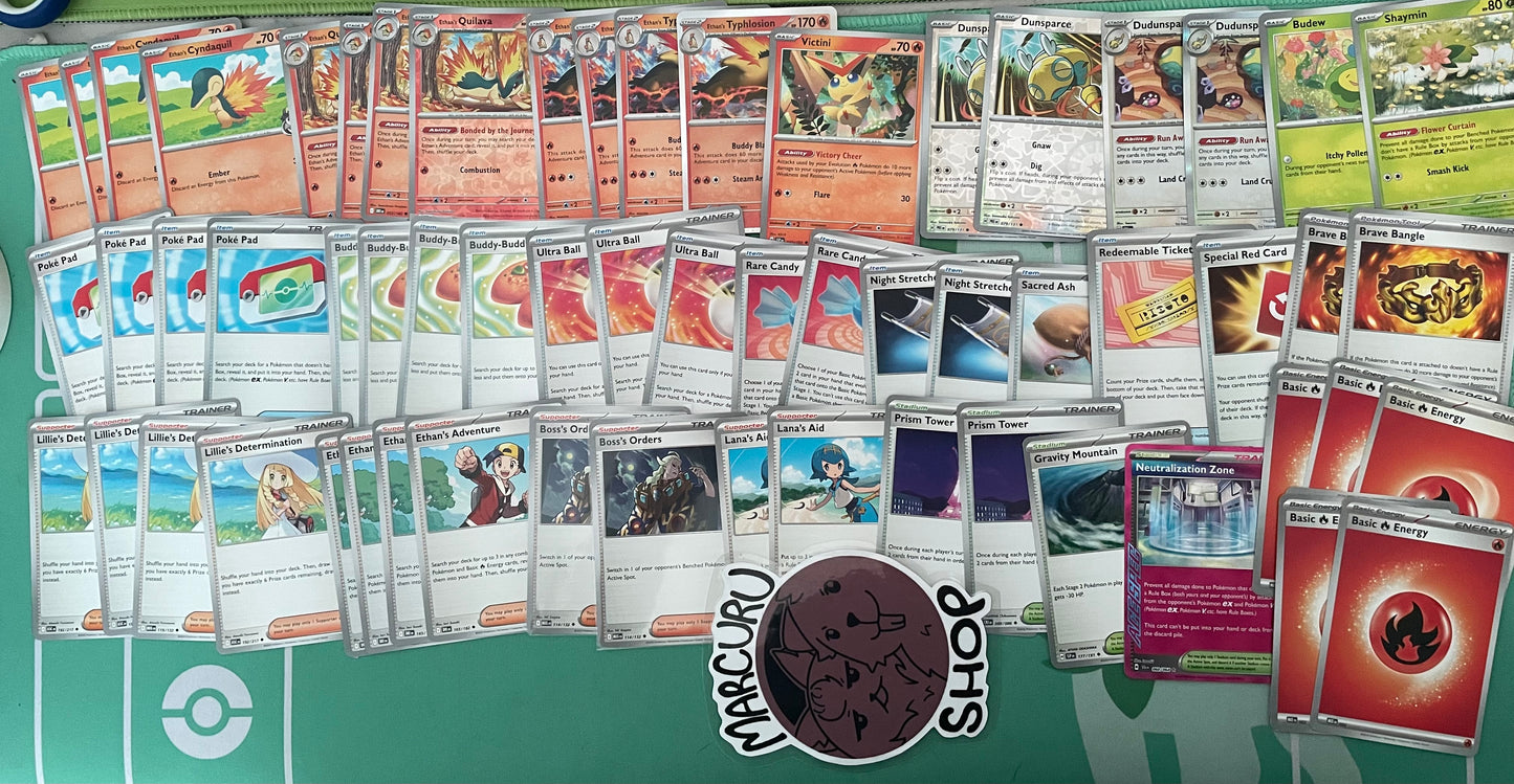 Ethan’s Typhlosion Deck