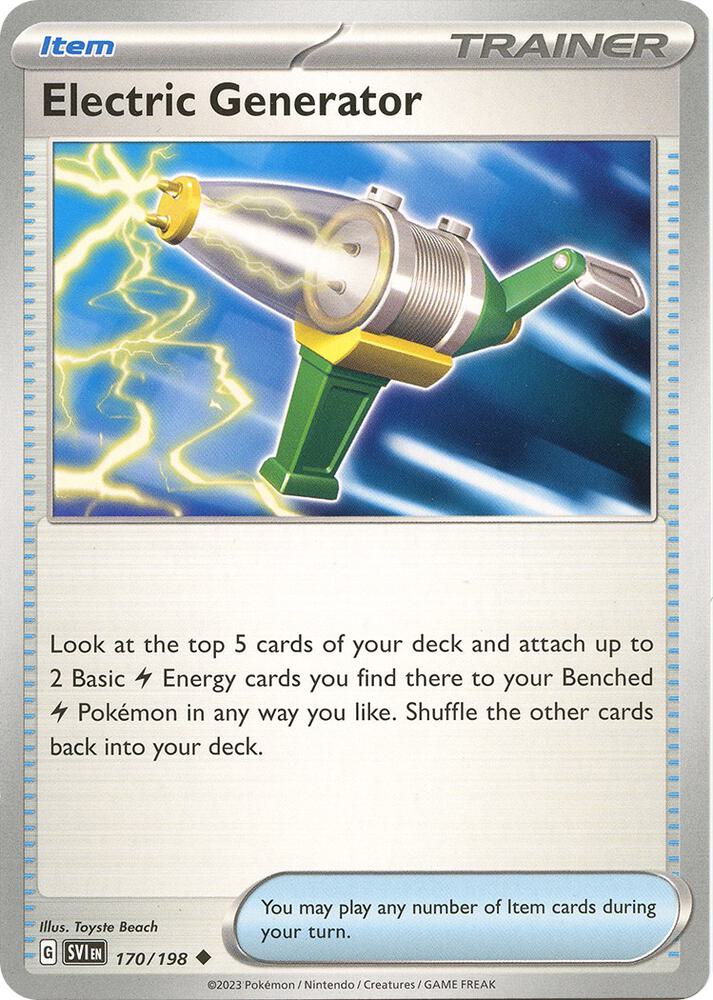 Electric Generator - SV01: Scarlet & Violet Base Set (SV1)