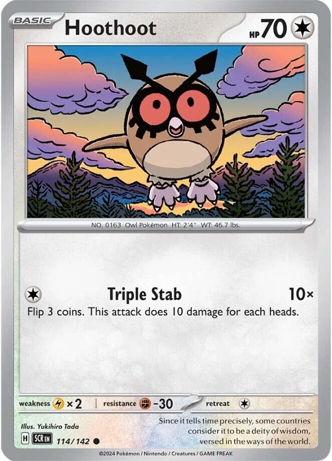 Hoothoot - SV07: Stellar Crown (SV07)
