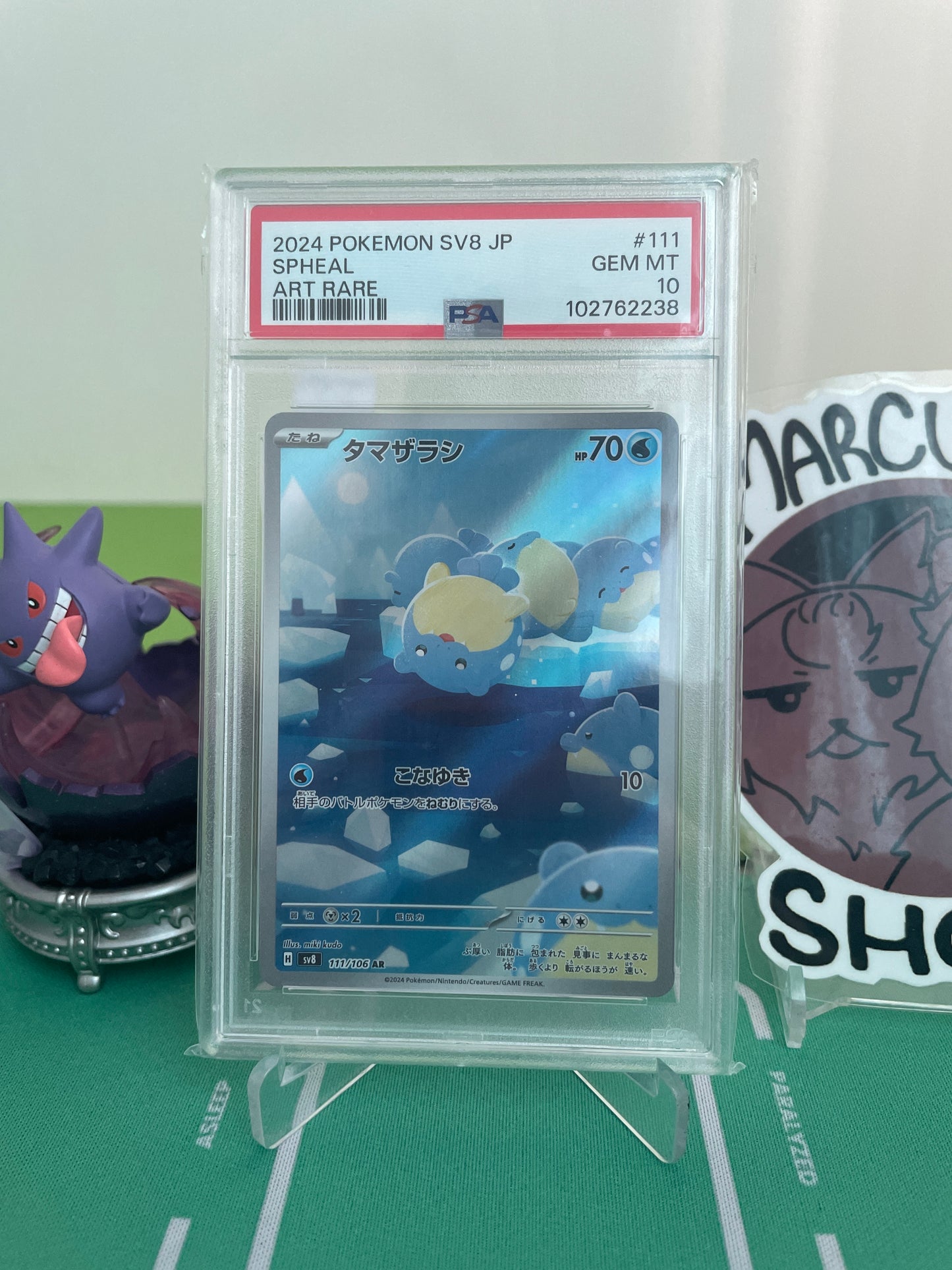 PSA 10.0 GEM - MT - Spheal (JP) - 111/106 - Super Electric Breaker