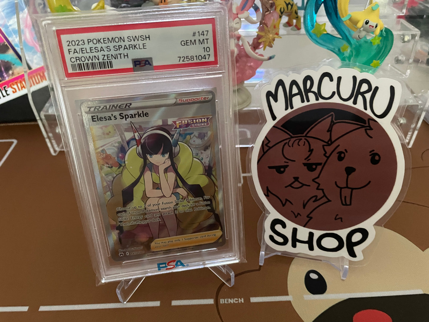 PSA 10 Elesa's Sparkle (Full Art) - Crown Zenith (CRZ)