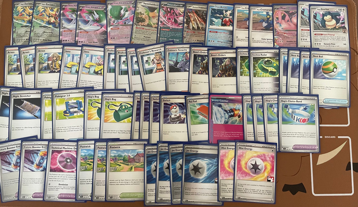 Hop's Zacian - Iron Valiant Deck (AzulGG List)