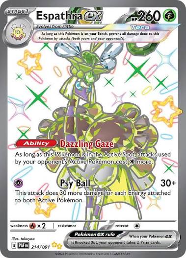 Espathra ex 214/091 - 214/091 - Paldean Fates