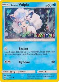 Alolan Vulpix - 21/145 (Toys R Us Promo) - 021/145 - Miscellaneous Cards & Products