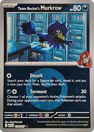 Team Rocket's Murkrow (Energy Symbol Pattern) - 126/217 - Ascended Heroes