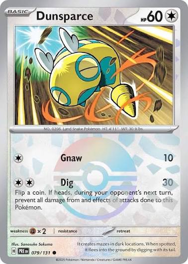 Dunsparce (Poke Ball Pattern) - 079/131 - Prismatic Evolutions
