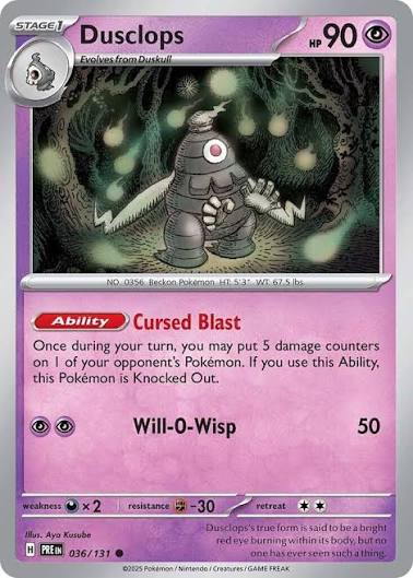 Dusclops - 036/131 - Prismatic Evolutions