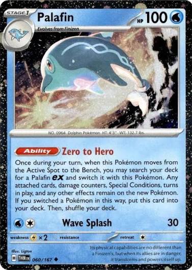 Palafin - 060/167 (Cosmos Holo) - 060/167 - Miscellaneous Cards & Products