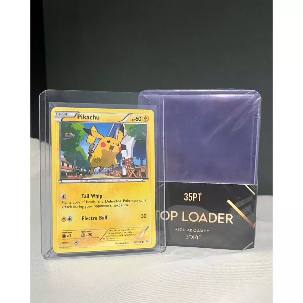 25 pcs Toploader 35pt Standard for Pokemon, Photocards, NBA and other TCG, 3" x 4"