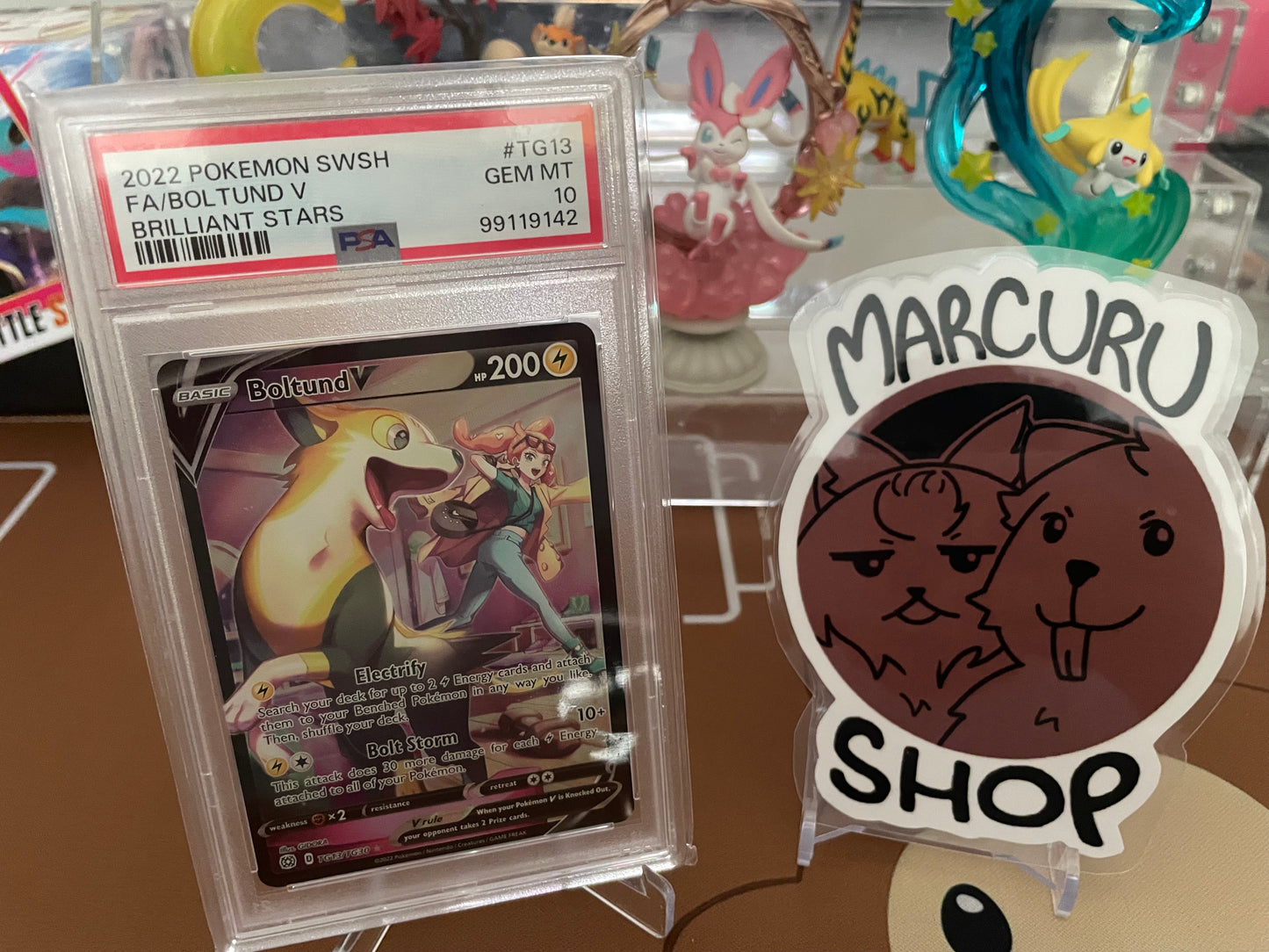 PSA 10 Boltund V - SWSH09: Brilliant Stars Trainer Gallery (SWSH09:TG)