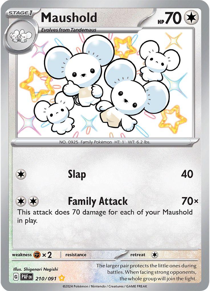 Maushold   - 210/091 - Paldean Fates