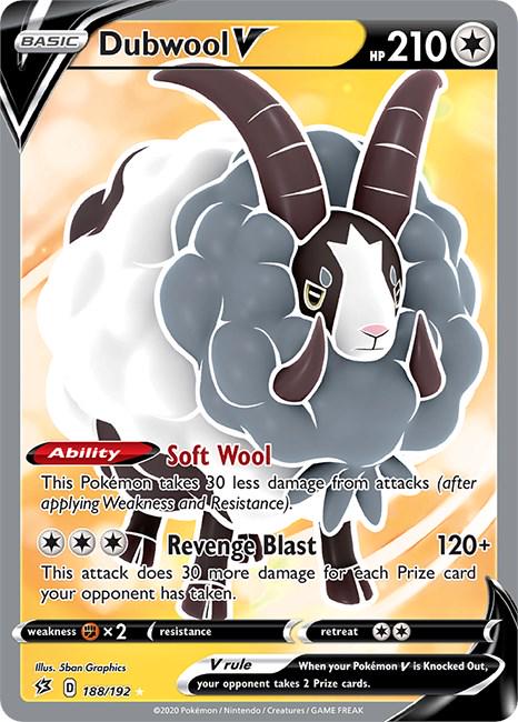 Dubwool V (Full Art) - 188/192 - Rebel Clash