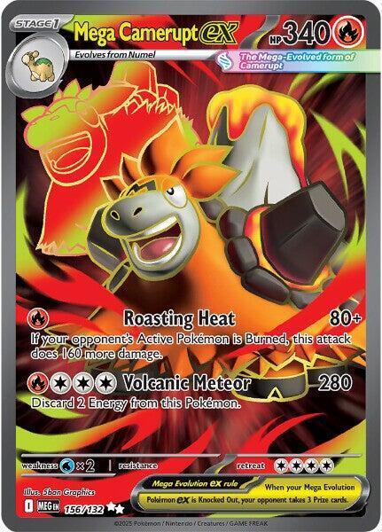 Mega Camerupt ex - 156/132 - Mega Evolution