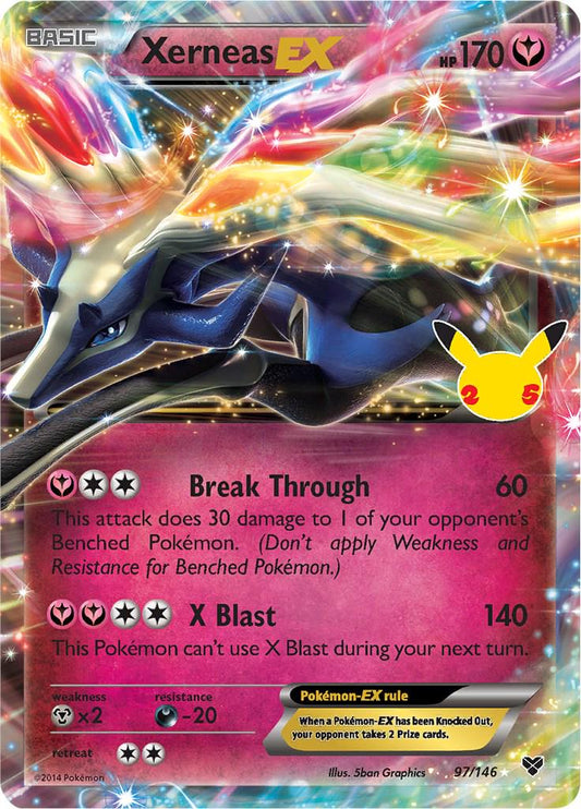 Xerneas EX - 97/146 - Celebrations: Classic Collection