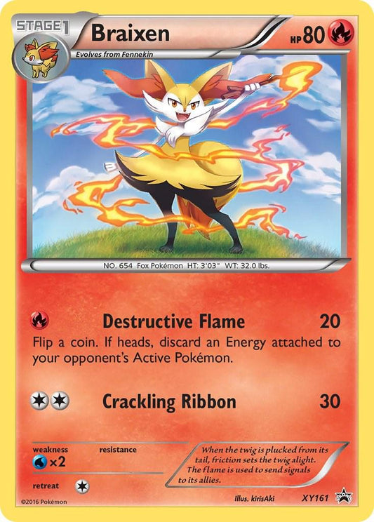 Braixen   - XY161 - XY Promos