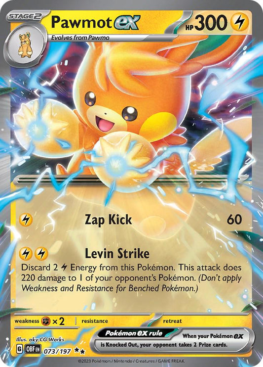 Pawmot ex - 073/197 - Obsidian Flames
