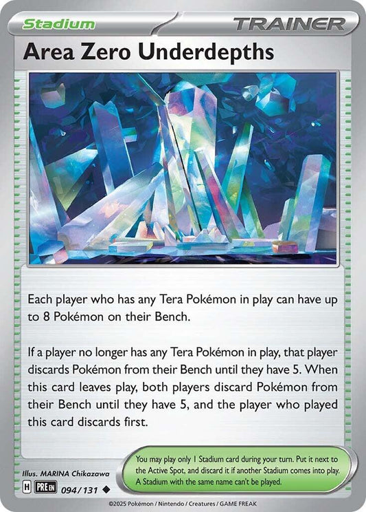 Area Zero Underdepths  - 094/131 - Prismatic Evolutions