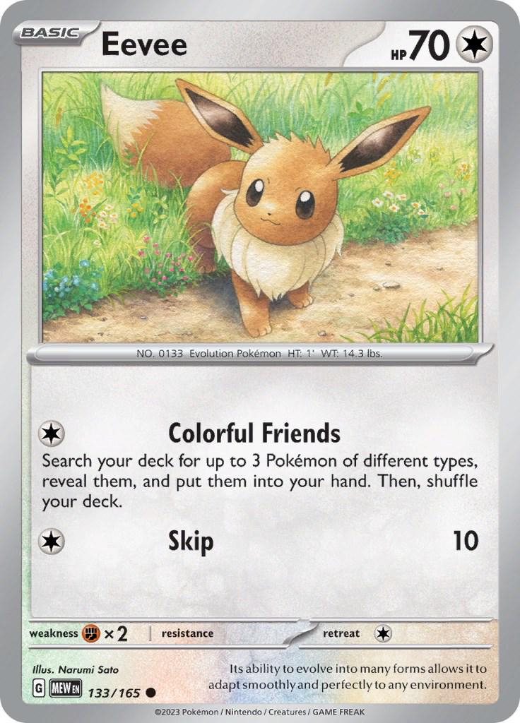 Eevee  - 133/165 - SV: 151