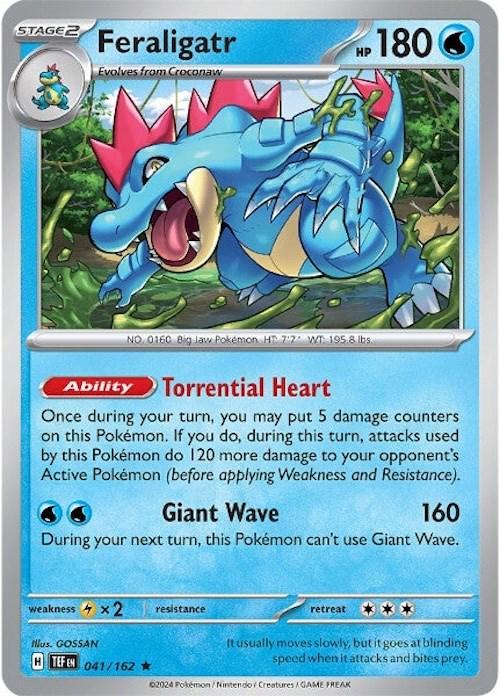 Feraligatr  - 041/162 - Temporal Forces