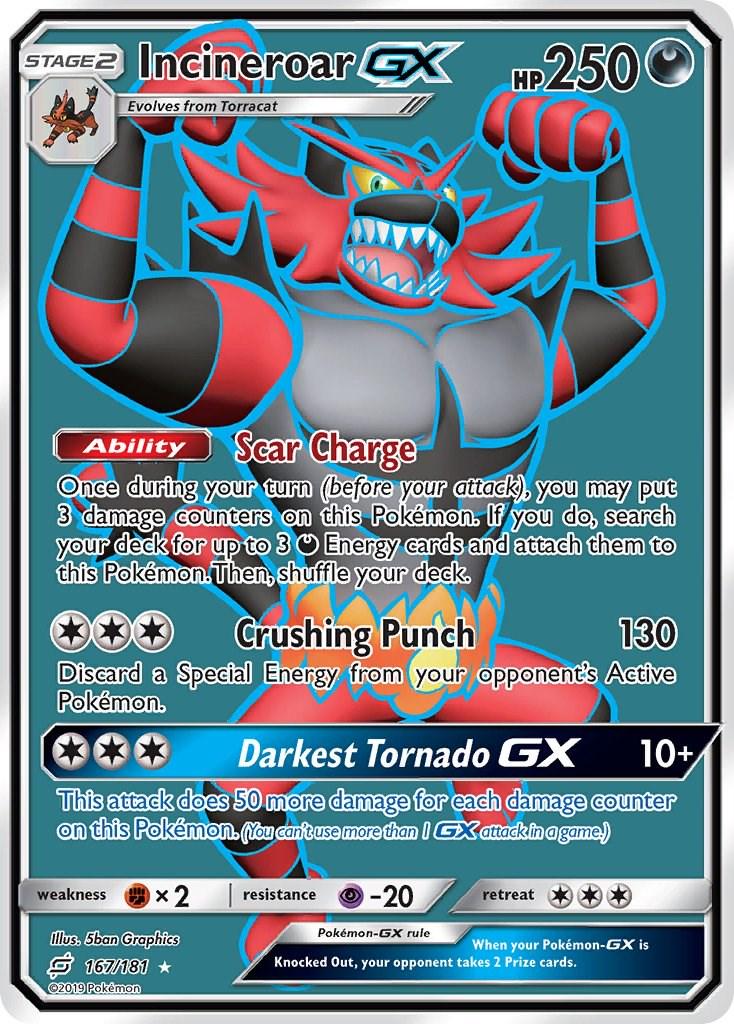 Incineroar GX (Full Art) - 167 - Team Up