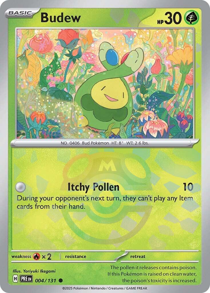 Budew (Poke Ball Pattern)  - 004/131 - Prismatic Evolutions