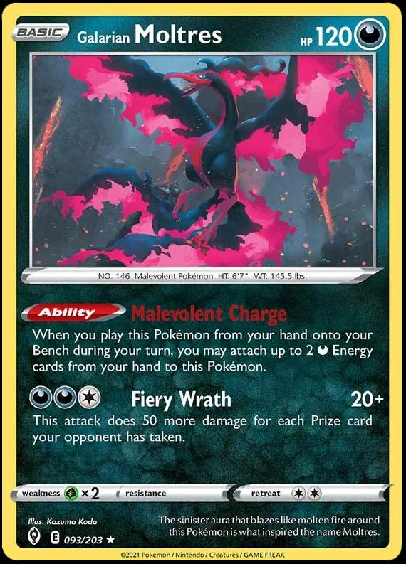 Galarian Moltres  - 093/203 - Evolving Skies