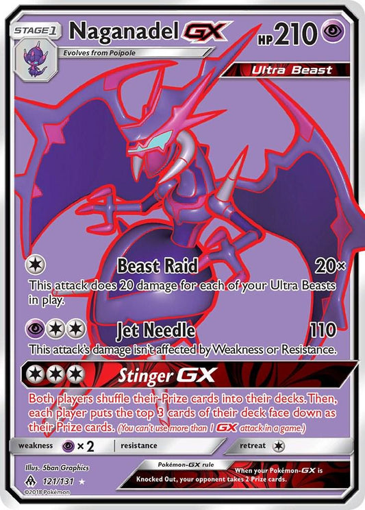 Naganadel GX (Full Art) - 121 - Forbidden Light