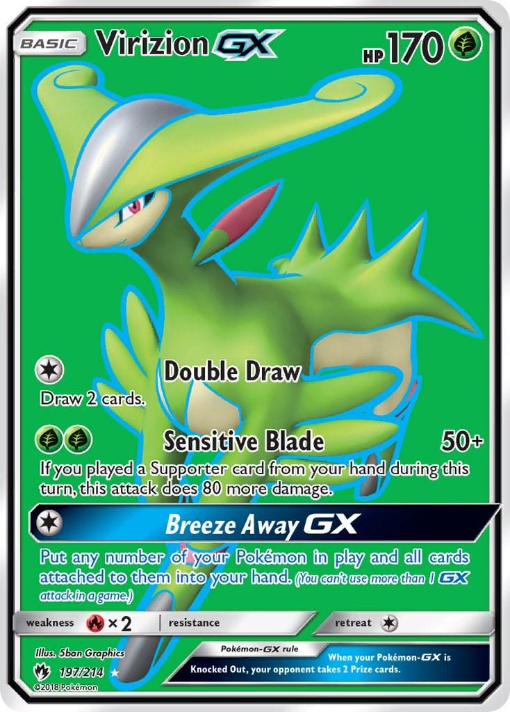 Virizion GX (Full Art)  - 197 - Lost Thunder