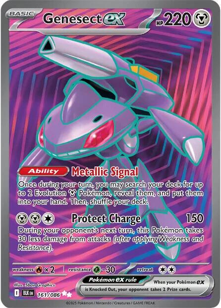 Genesect ex  - 161/086 - Black Bolt