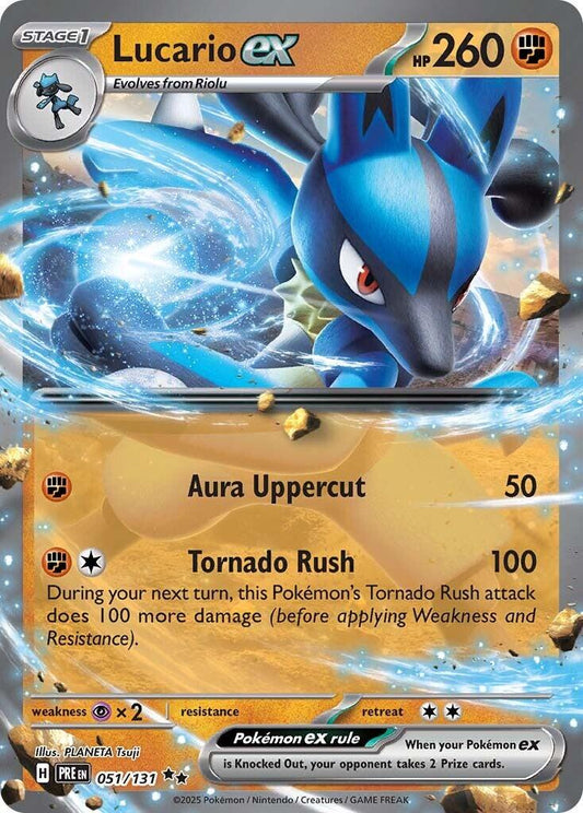 Lucario ex  - 051/131 - Prismatic Evolutions
