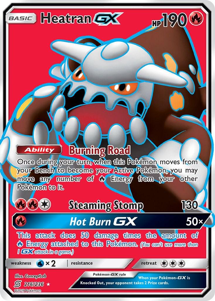 Heatran GX (Full Art) - 216/236 - Unified Minds