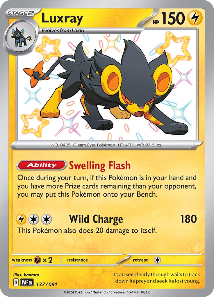 Luxray  - 137/091 - Paldean Fates