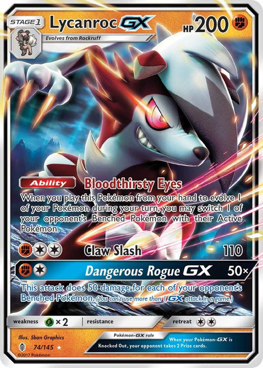 Lycanroc GX  - 74/145 - Guardians Rising