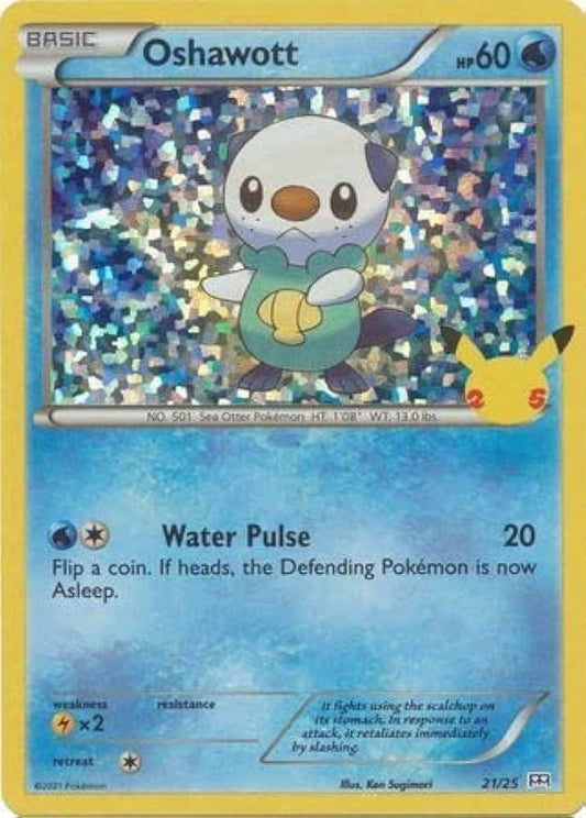 Oshawott  - 21/25 - McDonald's 25th Anniversary Promos