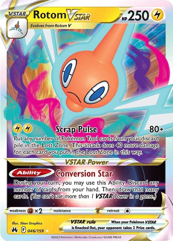 Rotom VSTAR  - 046/159 - Crown Zenith