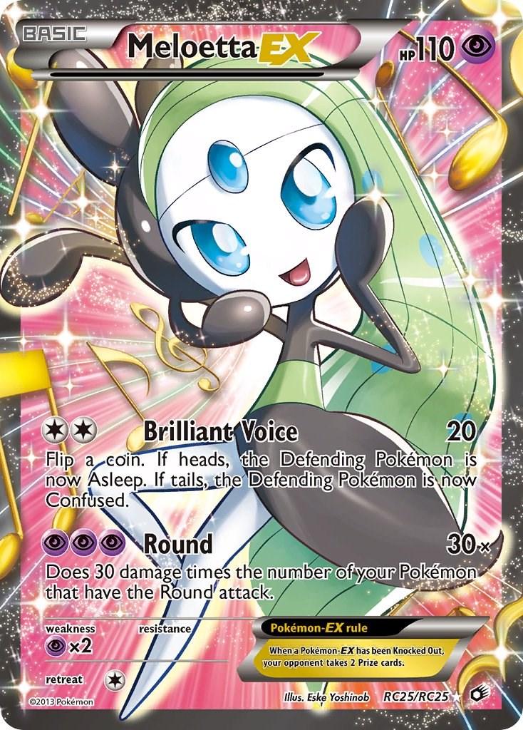 Meloetta EX (Full Art)  - RC25 - Legendary Treasures: Radiant Collections